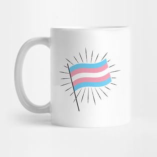 Retro Trans Pride Flag Mug